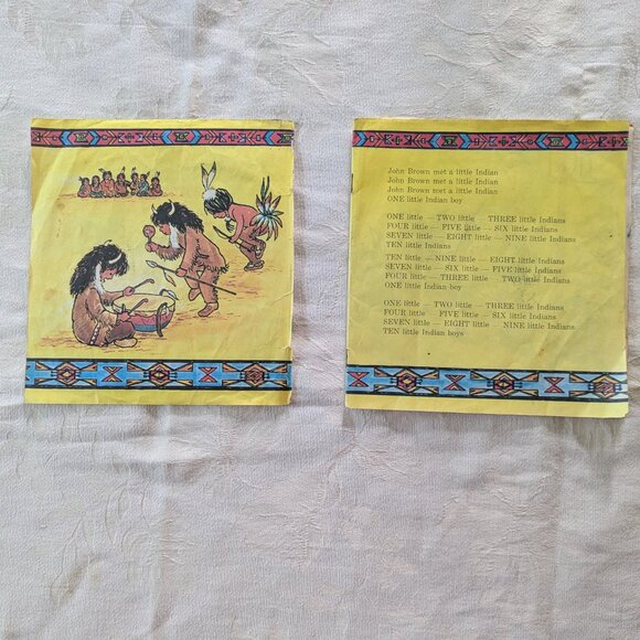 VTG Lot of 7 Peter Pan Records 45 RPM 60s Kids Songs Bonus Book Fairy Tale Sing - Picture 10 of 10